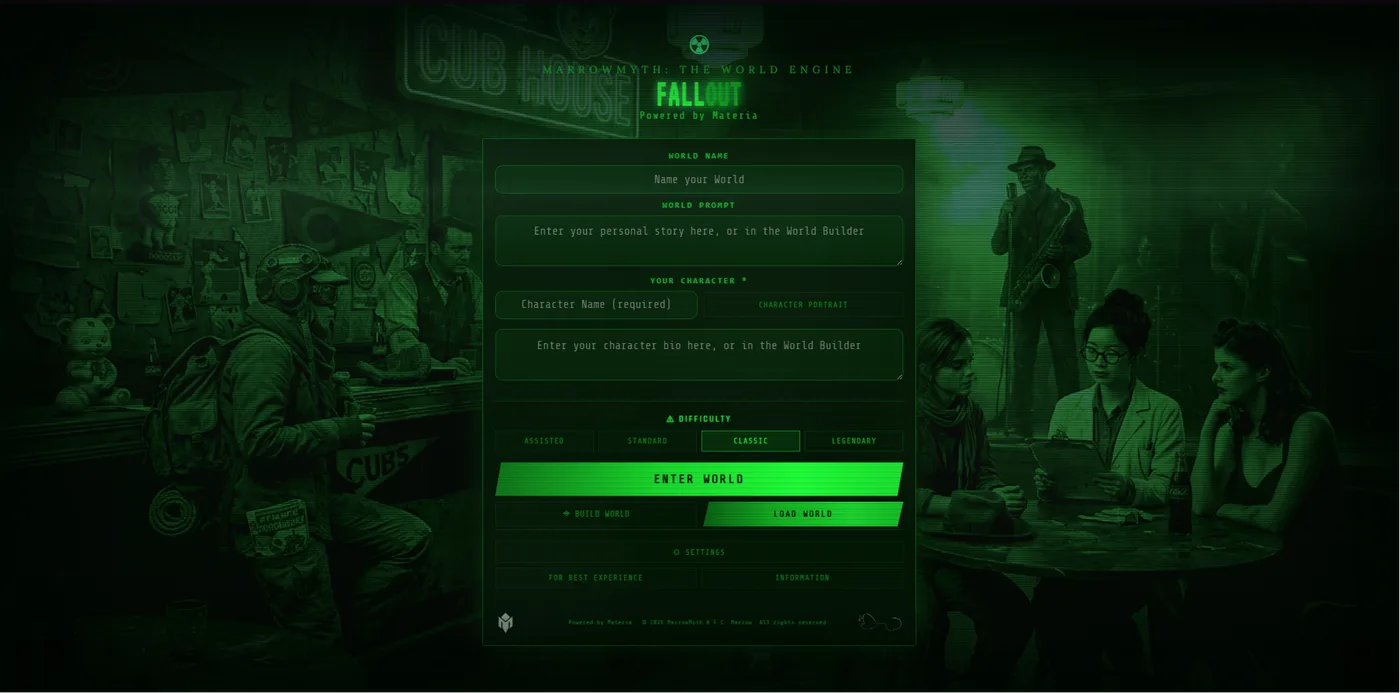 Fallout: The Windy Wasteland setup